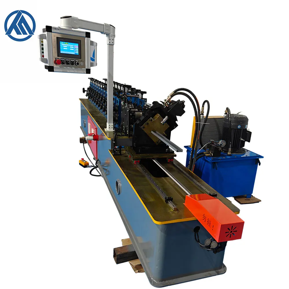 u keel production line c light steel keel roll forming machine double lines combined keel machine