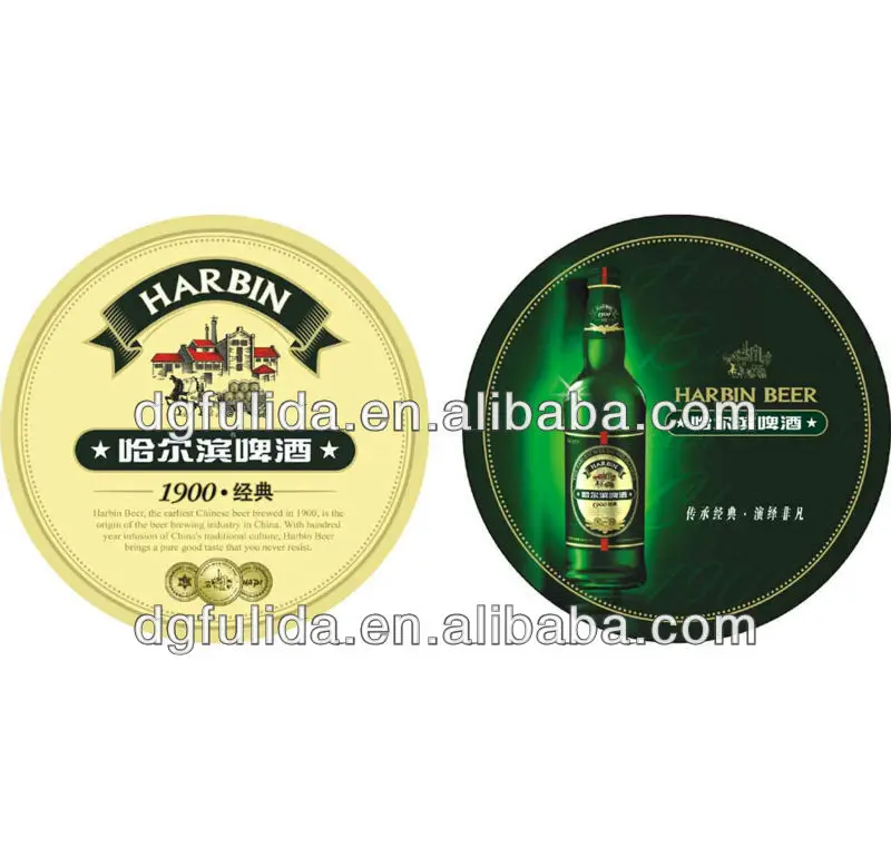 Customized Logo Printed Rubber Coasters Cup Pad