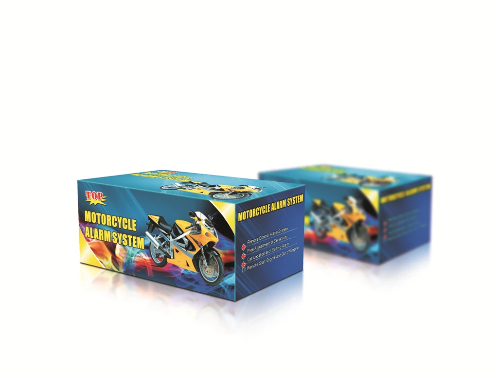 2R5001 Universal anti-shear safety electric motorcycle remote alarm system equipped with keys