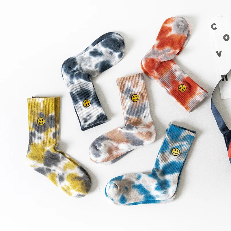 OEM Wholesale business socks Custom long fancy work  cotton  Sock