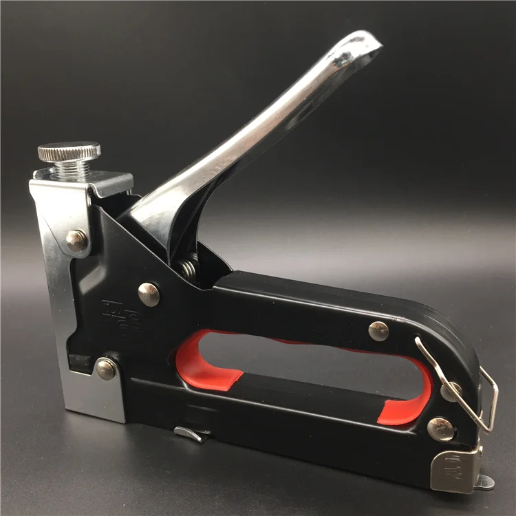 Heavy Duty 3 in 1 good quality Manual Adjustable 4-14MM U-Shape Staple Gun