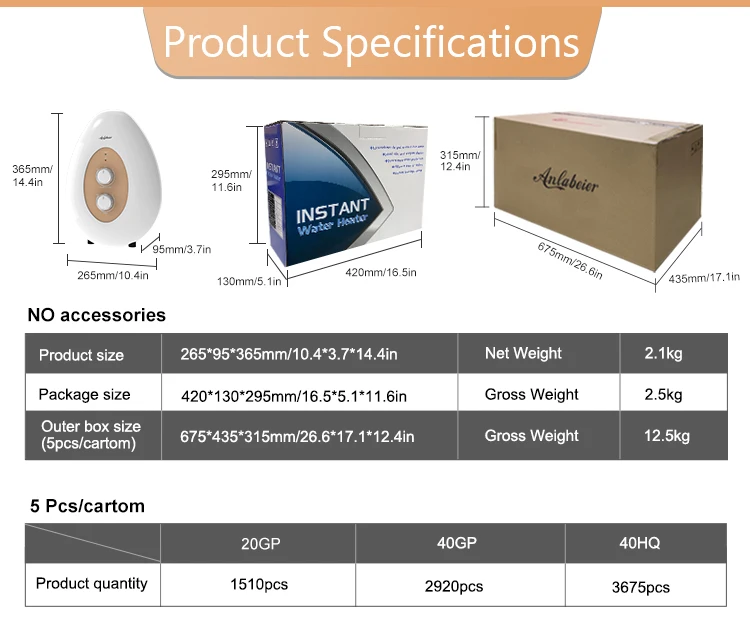 water heater with dc pump