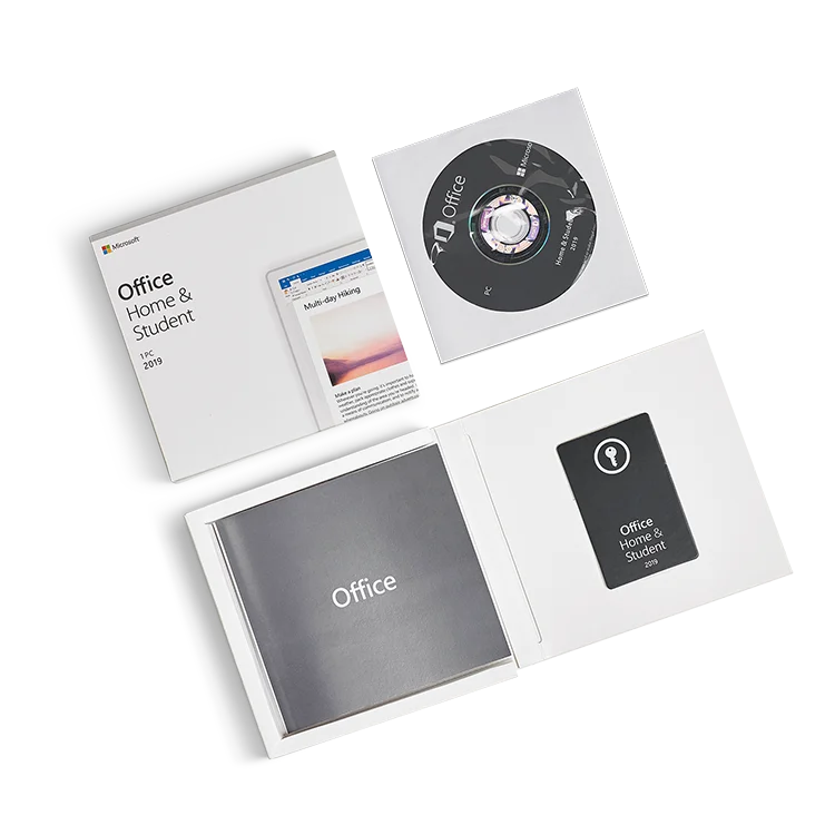 
 Горячая Распродажа Microsoft Office 2019 для дома и студентов Розничная коробка для офиса 2019 HS Розничная упаковка для dvd система программного обеспечения для компьютера  