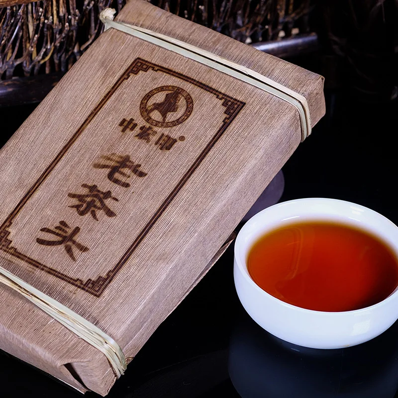 250 gram shu puer tea brick Lao cha tou 2009 year yunnan puer fermented cha zhuan