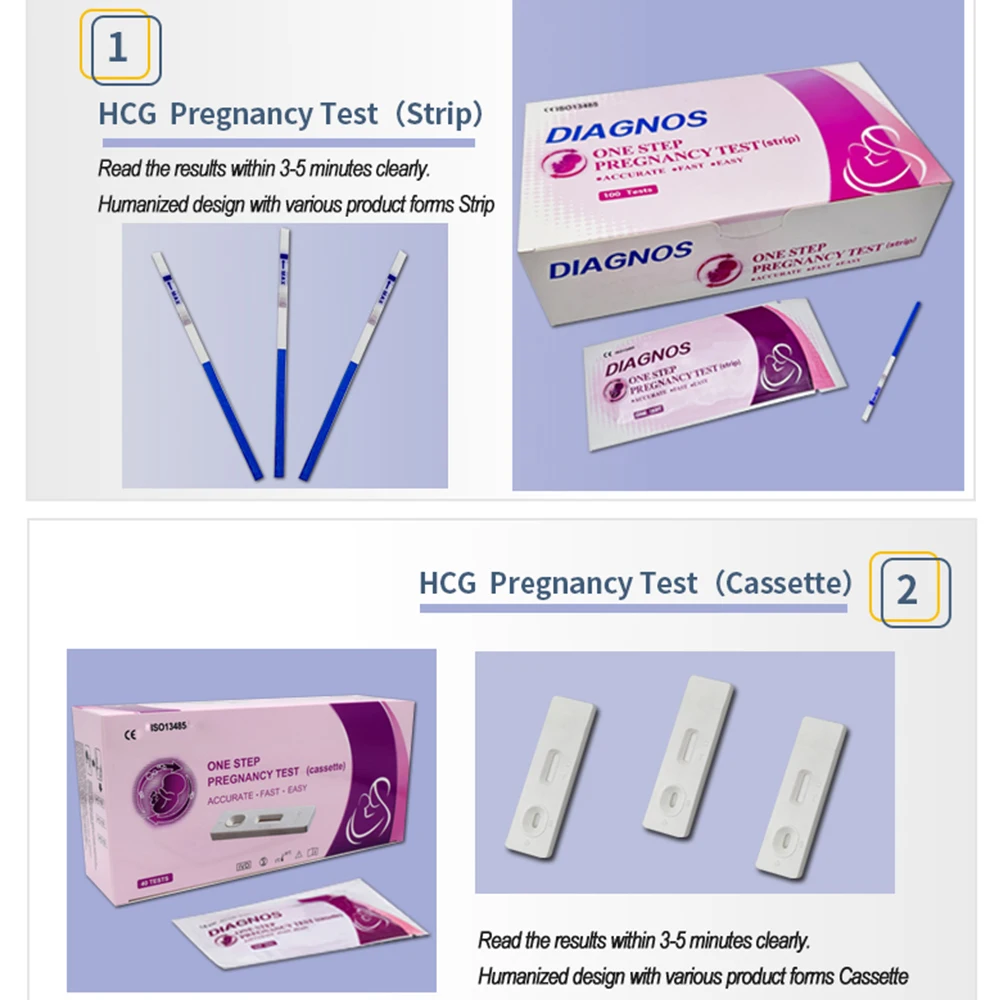 Pregnancy test one step pregnancy test strip manufacturer quick response test pregnancy