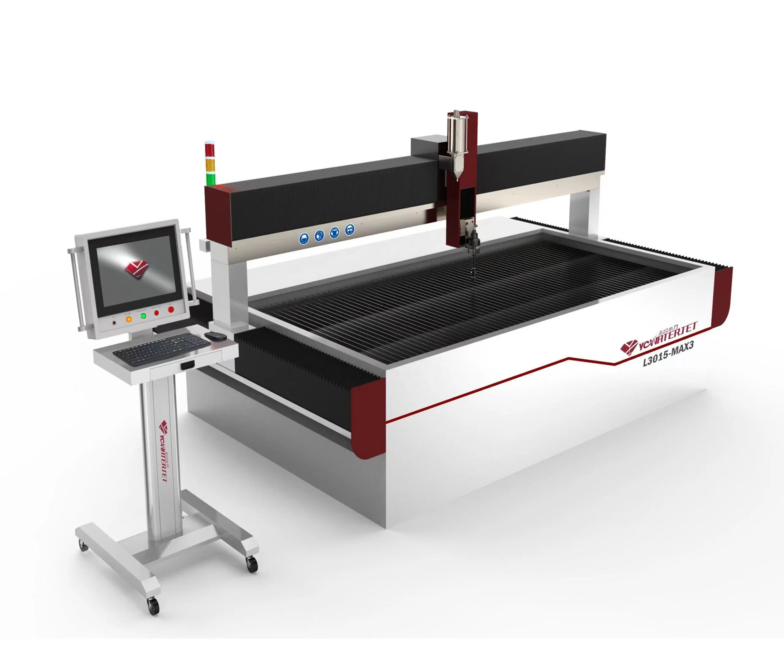 China Wuxi YC Cnc Water Glass Cutting