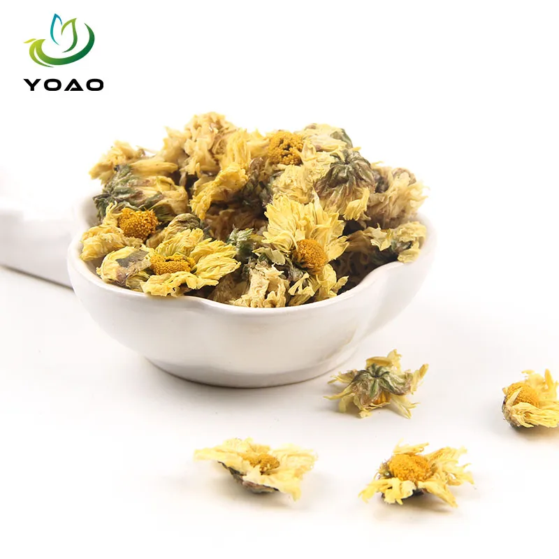 Zero Additives Organic Pure Chinese Herbal Hangzhou White Chrysanthemum Flowers for Tea Drinking Extract Dried Chrysanthemum