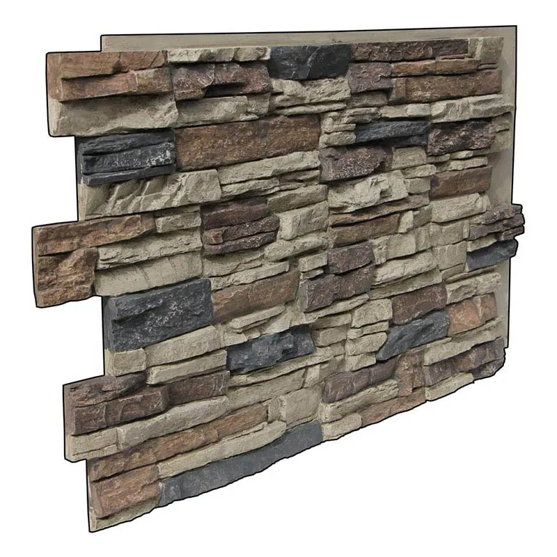 polyurethane stone panel artificial stone molds for wall decorative building materials decoration supplies