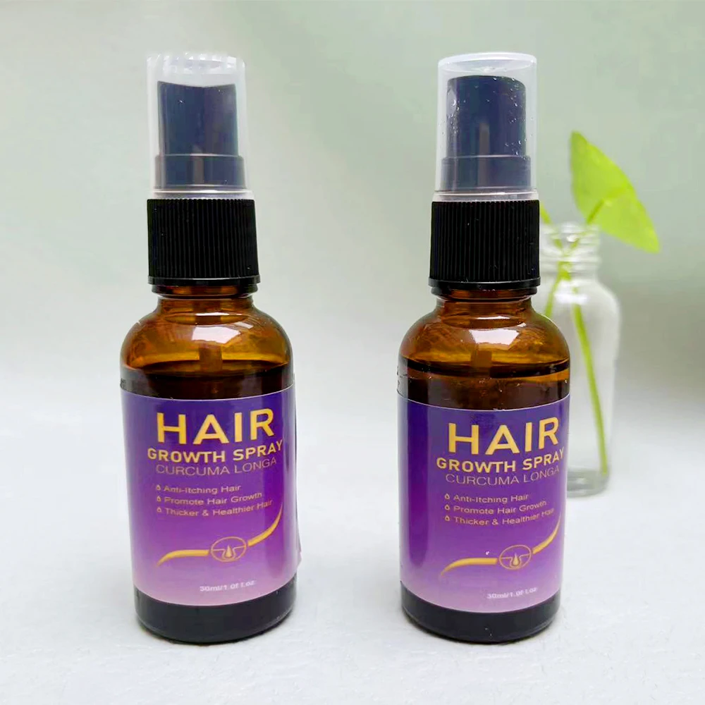 7 Days Turmeric Hair Growth Spray Fast Hair Growth Treatment Hair Growth