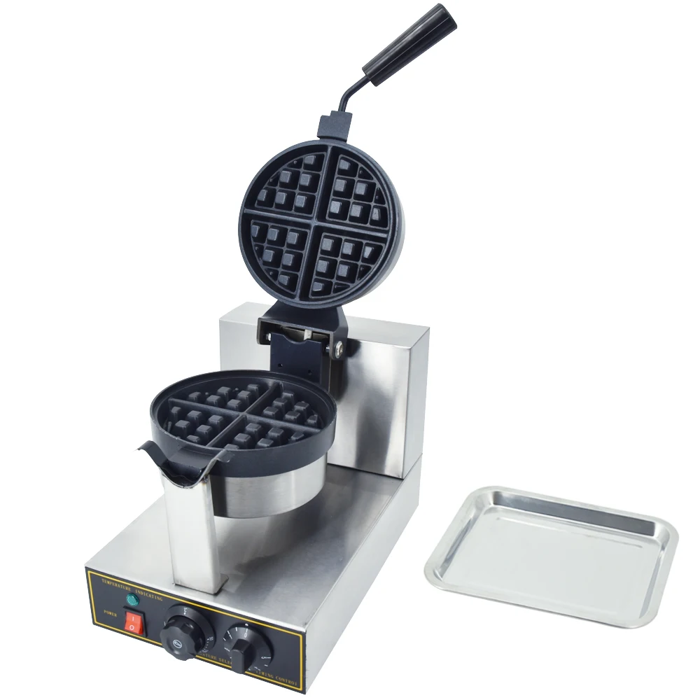 Hot Sale Snack Equipment Belgian Waffle Machine Professional Single Waffle Maker With Small Item