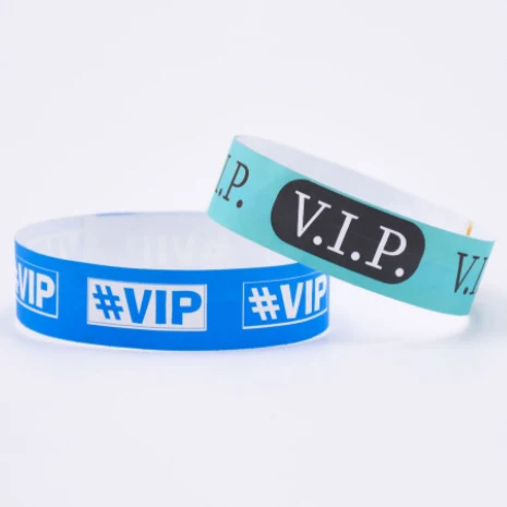 Custom 1000 PCS Waterproof Tyvek Paper Wristband Blank Hot Sale Hand Band Bracelet For Party