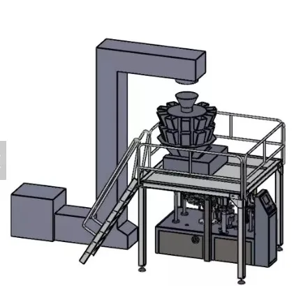 High-speed Automatic Vacuum Packaging Machine for Chicken and Egg Packaging