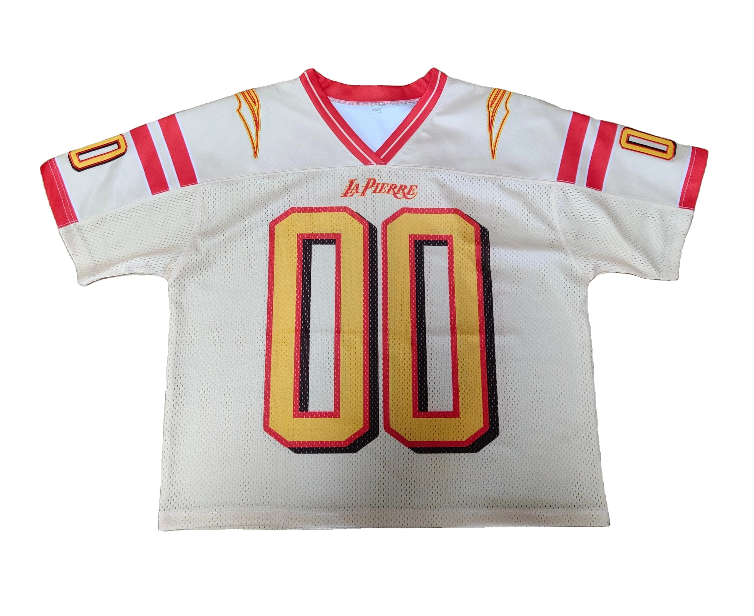 Sublimation custom mesh football jersey,low MOQ
