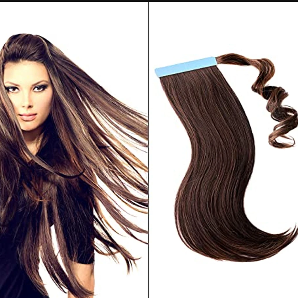 High Quality Super Hair Adhesive Glue Tape For Toupee Wig In Hair Extensions 100% Human Hair Straight