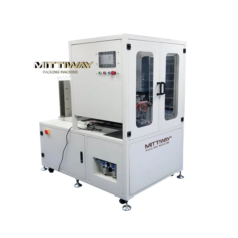 Self Lock Bottom Box Folder Tray Folding Forming Machine