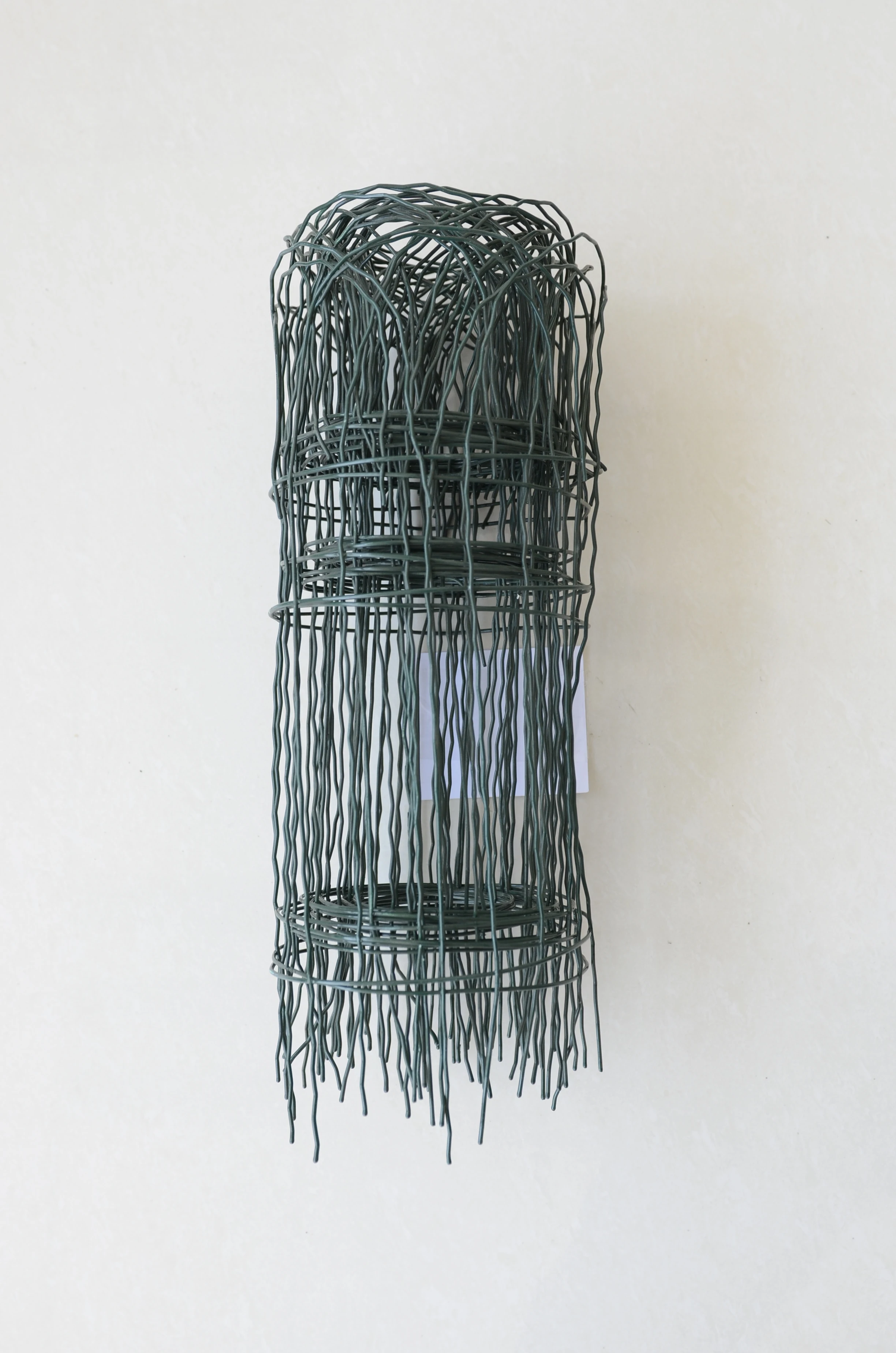 Flexible Garden Border Fence Weaving Fence With Scrolled Top Corrugated Vertical Wires For Garden or Home Use