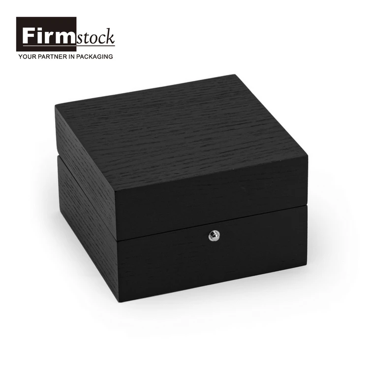 luxury custom logo popular wooden watch mens packaging case PU leather storage gift design watch box