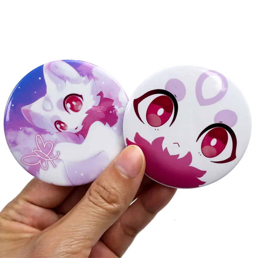 cheap wholesale oem shape heart shaped button badge for sale