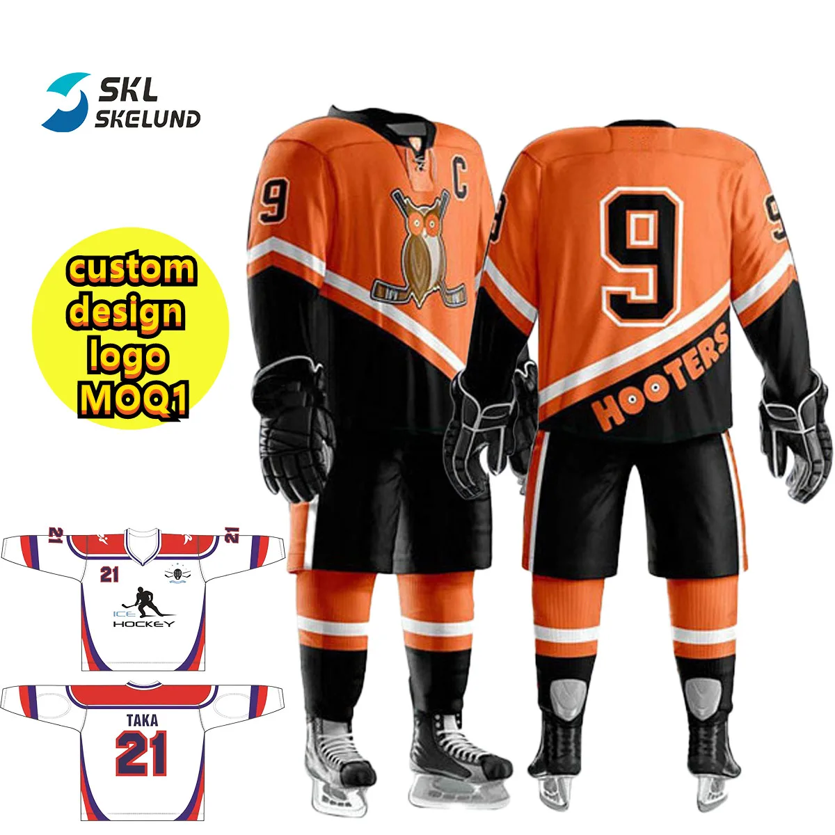 Customize Ice Hockey Wear Uniform Custom Hockey Jersey Sublimation Jersey Custom Sublimation Hockey Jersey