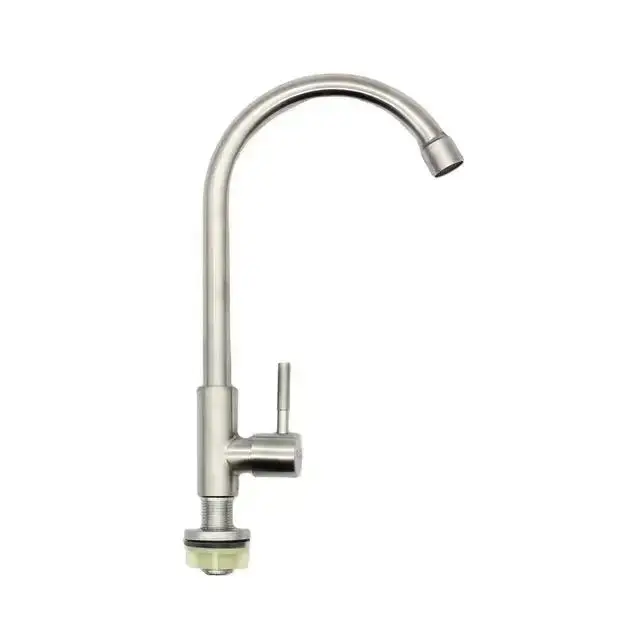 Custom  Cold Water 304 Single Handle Pull Down Spray Kitchen Sink Faucet Mixer Tap Taps For Kitchen