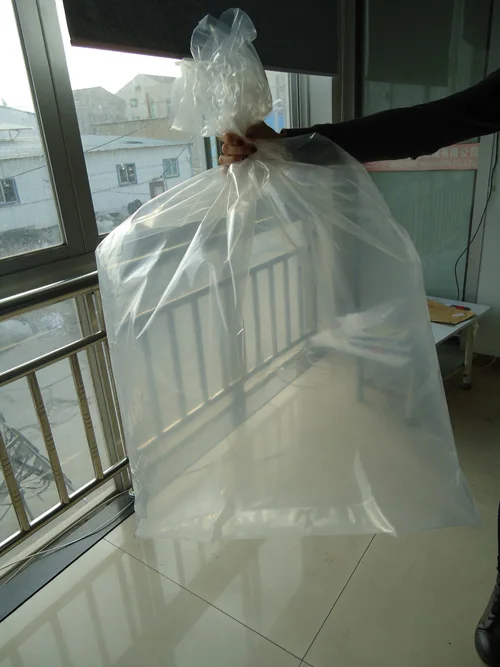 PE thick garbage bag machine with flying knife cutting system bottom sealing cutting heavy duty ice cube flat bag making machine