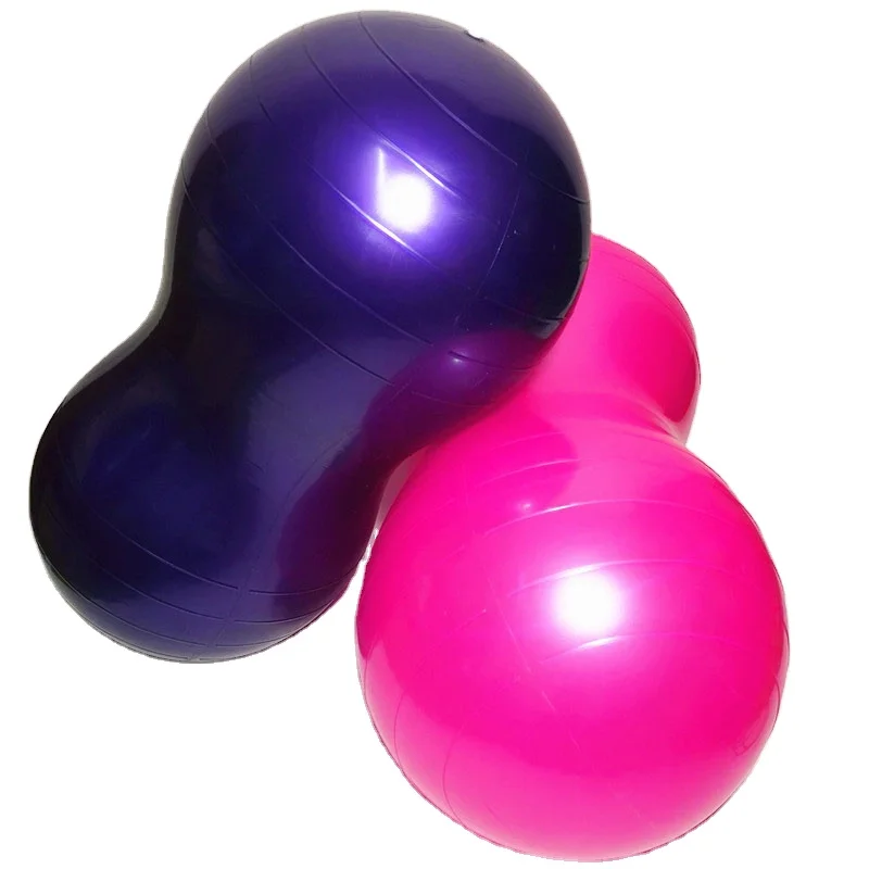 New Design Wholesale Anti-burst Yoga Ball Peanut Ball Capsule Exercise Massage Rehabilitation Yoga Ball