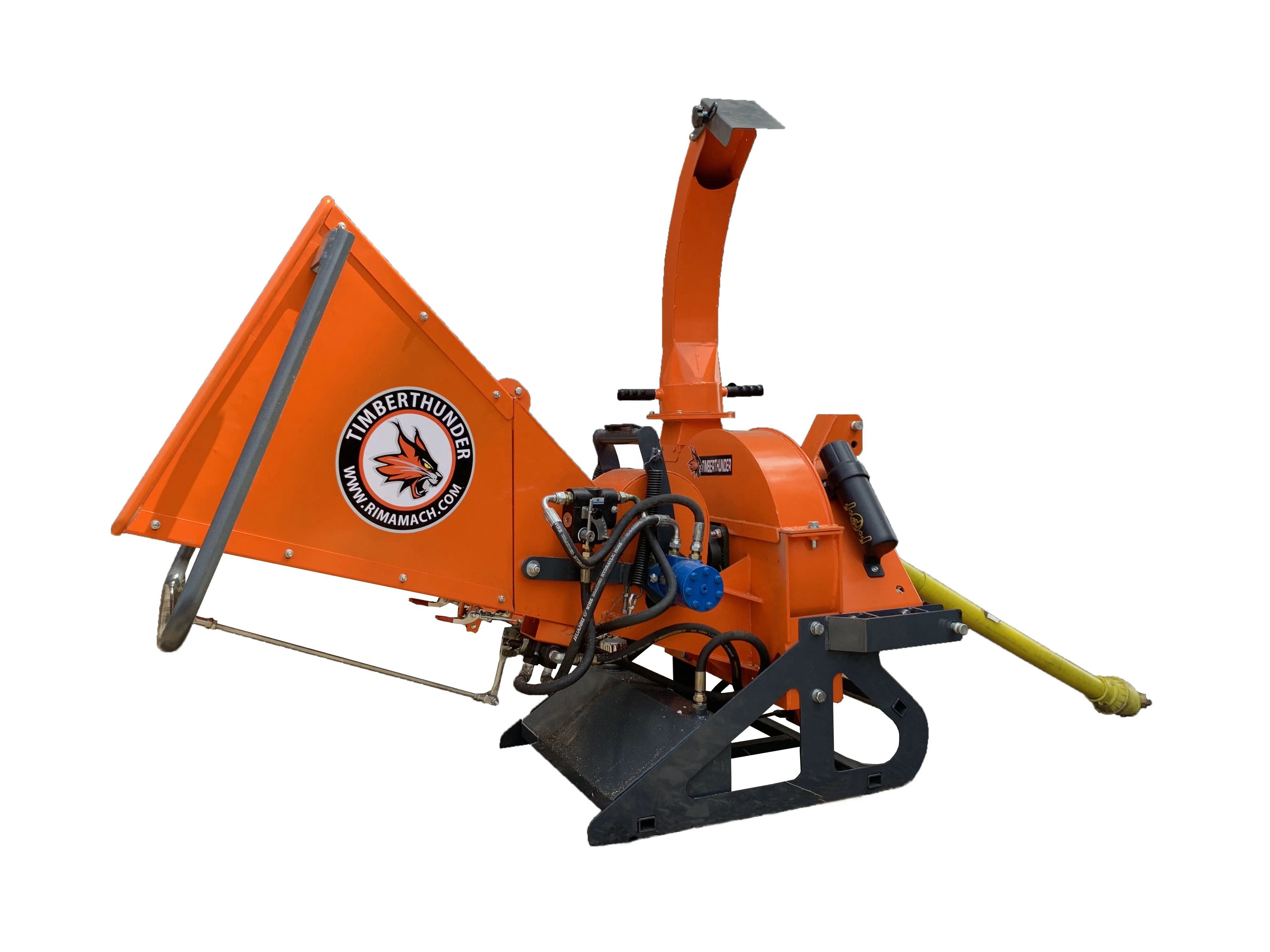 hydraulic pto wood crusher , cheap wood chipper shredder for branches