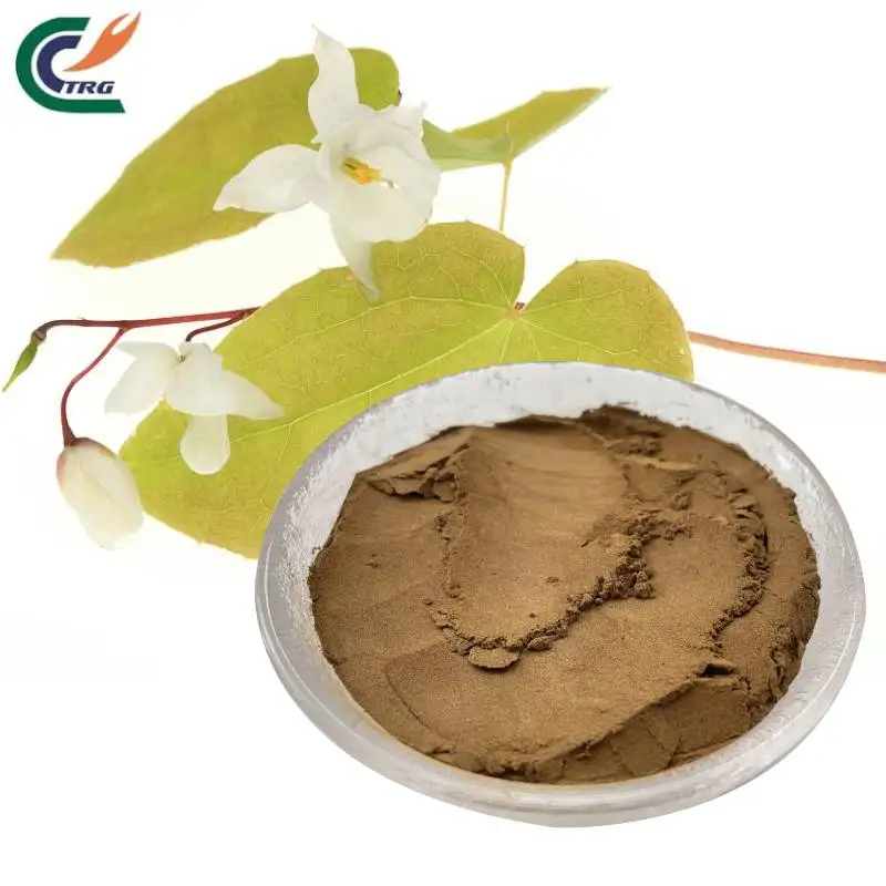 Herbal extract 98% icariin epimedium brevicornum leaf epimedium extract powder