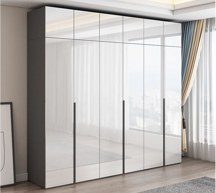 ULT-NY-618-4 Modern designs luxury baby bedroom furniture  4 door wardrobe couple cabinet closet customized Wardrobes