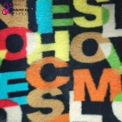 Knitted Flocking Fur fabric/Faux fur fabric / Plush fabric