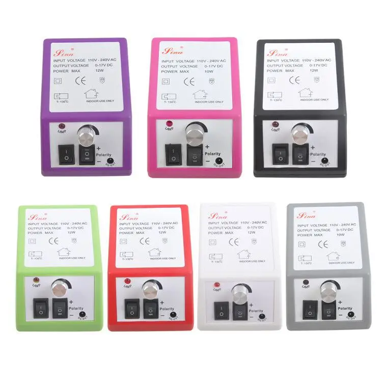 Faceshowes Electric Nail Drill Manicure Machine with Drills 6 Bits Pedicure Manicure Nail Art Equipment Nail File DM-14