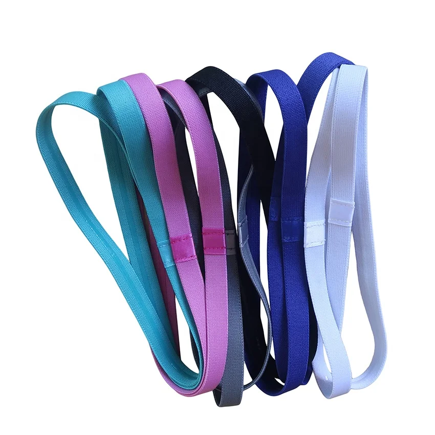 Wholesale Sports Elastic Headband Nylon Printed Hairband With Custom Logo