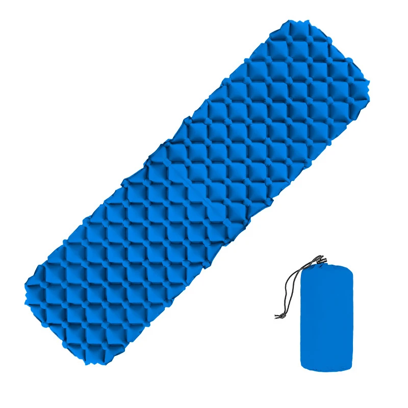 
Outdoor Folding Ultralight TPU Air Backpacking Camping Mattress Inflatable Sleeping Mat Pad With Pillow 