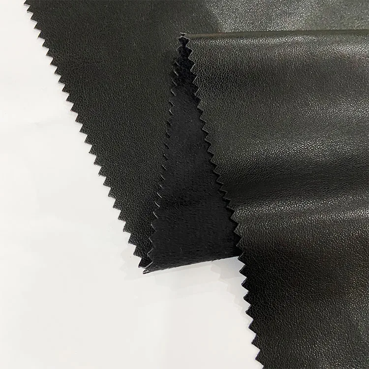 ready stock suede synthetic leather PU leather fabric for jacket and coat