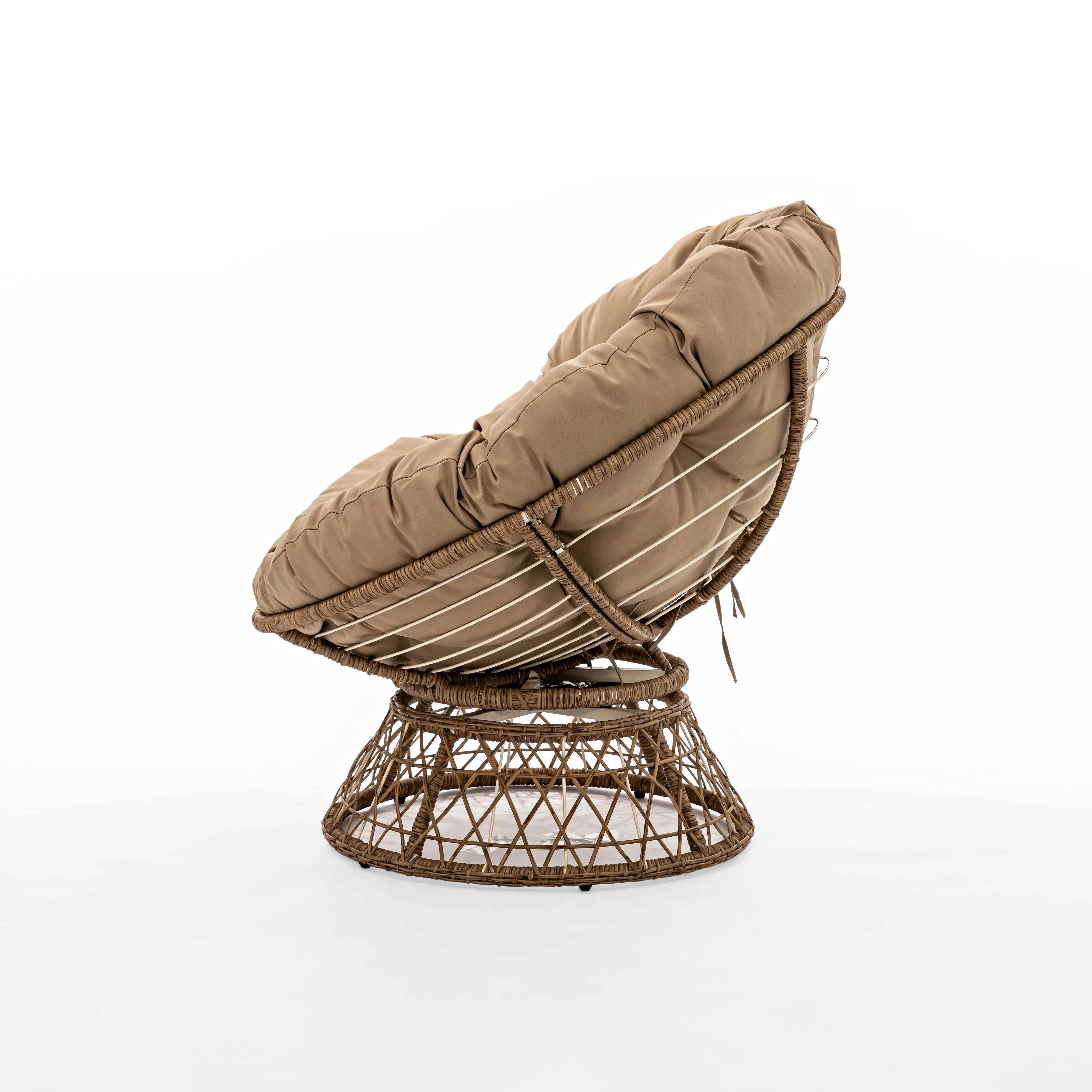 Vietnam modern and strong rattan outdoor furniture patio sofa wicker lounge chair arm sofa 2023