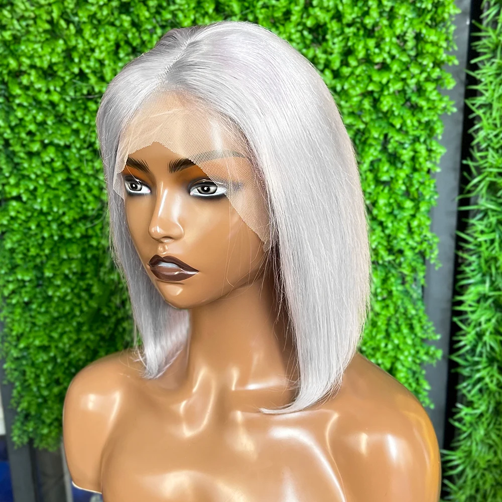 Short length Color Bob Wigs Piano 4/27 Color 10 12 14 Inch Bone Straight short dark brown cosplay hair wig