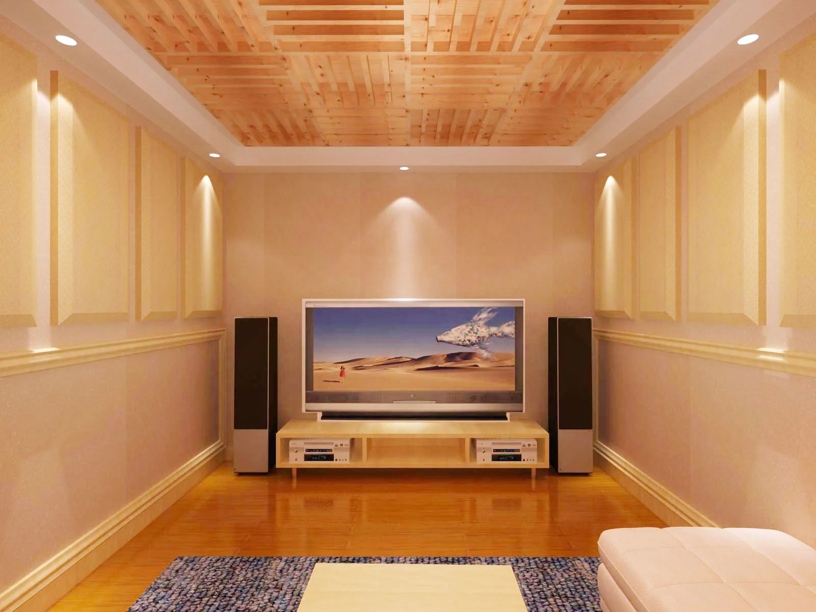 Jinghuan Noise Reduction Device and Sound Proofing KTV 3D diffusion precision reverberation room
