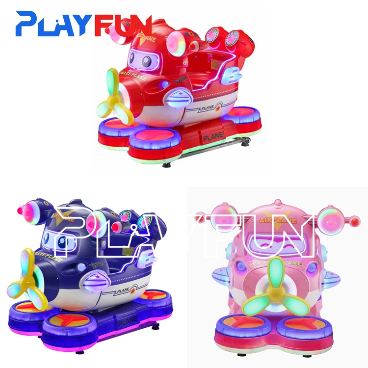 Playfun пластиковая игра MP5 качели самолет для детей катается на автомобиле с монетоприемником детские аттракционы поезд Игра R
