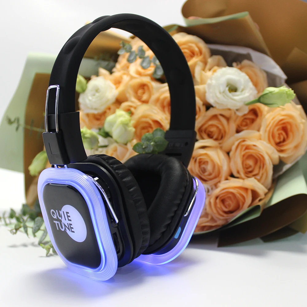 F39hifi 500m silent disco earphone headphones wireless headset  silent party headphones  electronics	 wireless headphones