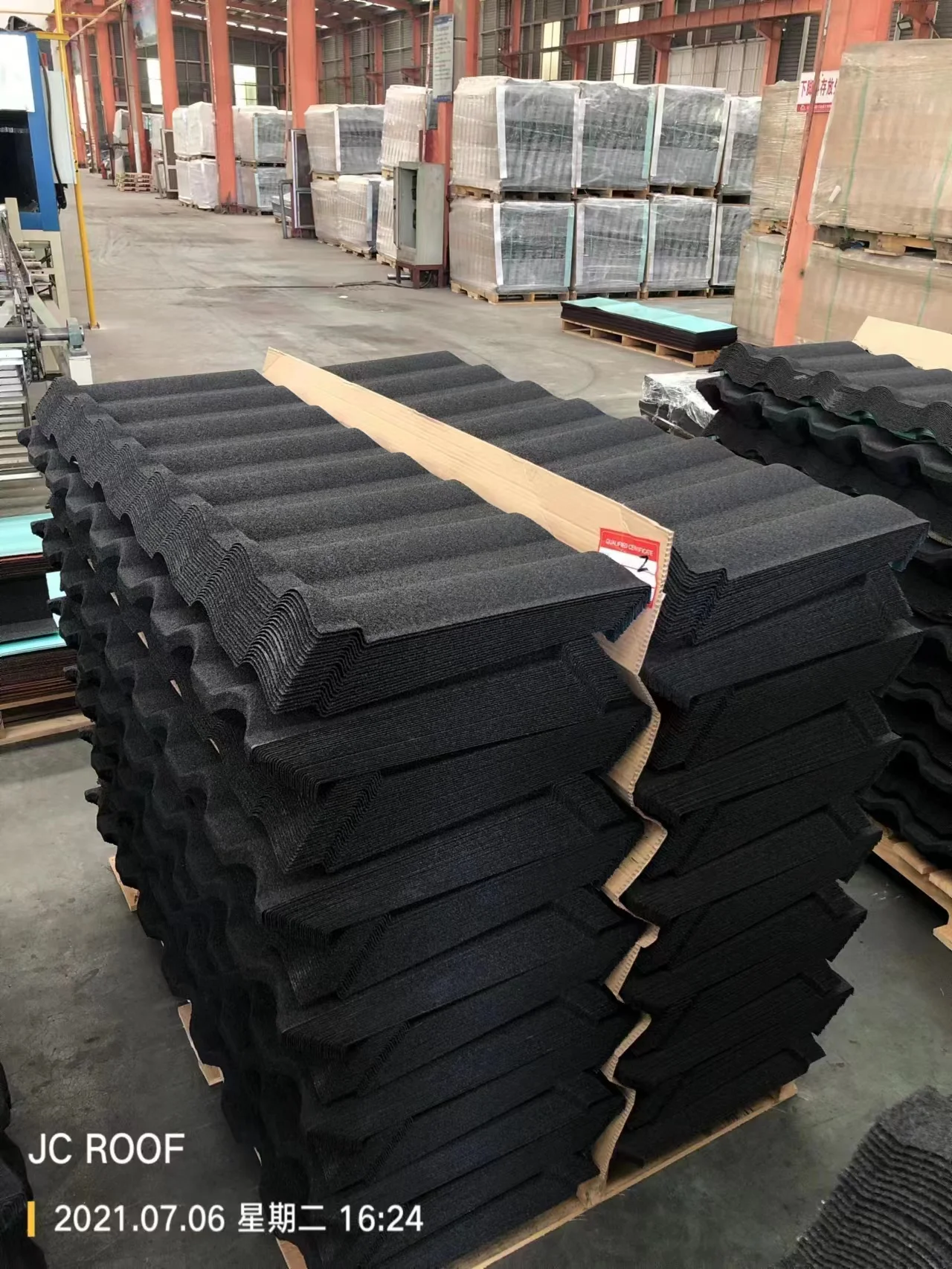 China best quality bond color  coated stone coated metal steel roofing tiles shingles sheets wave roof tiles