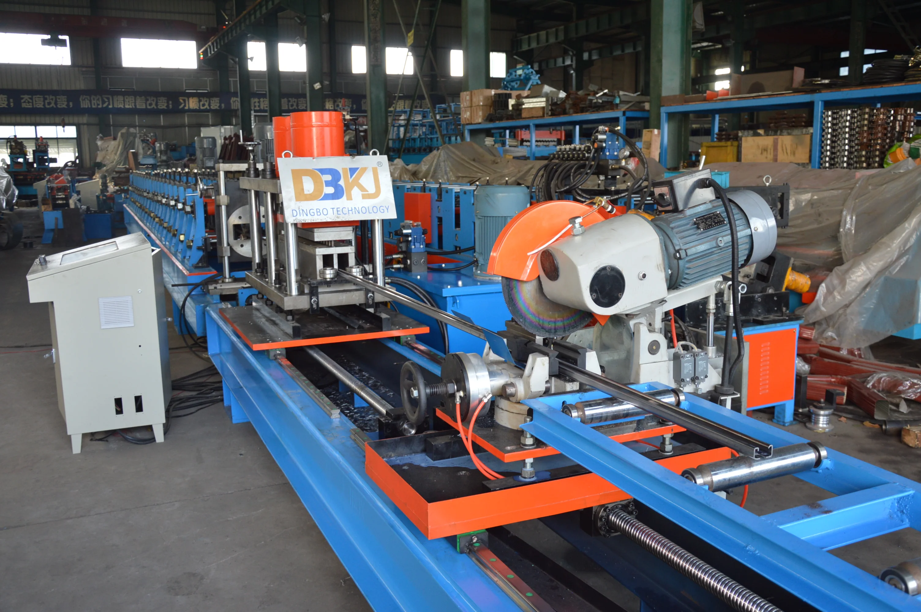 High Performance  Cu Channel Solar Panel Roll Forming Machine for Building Material