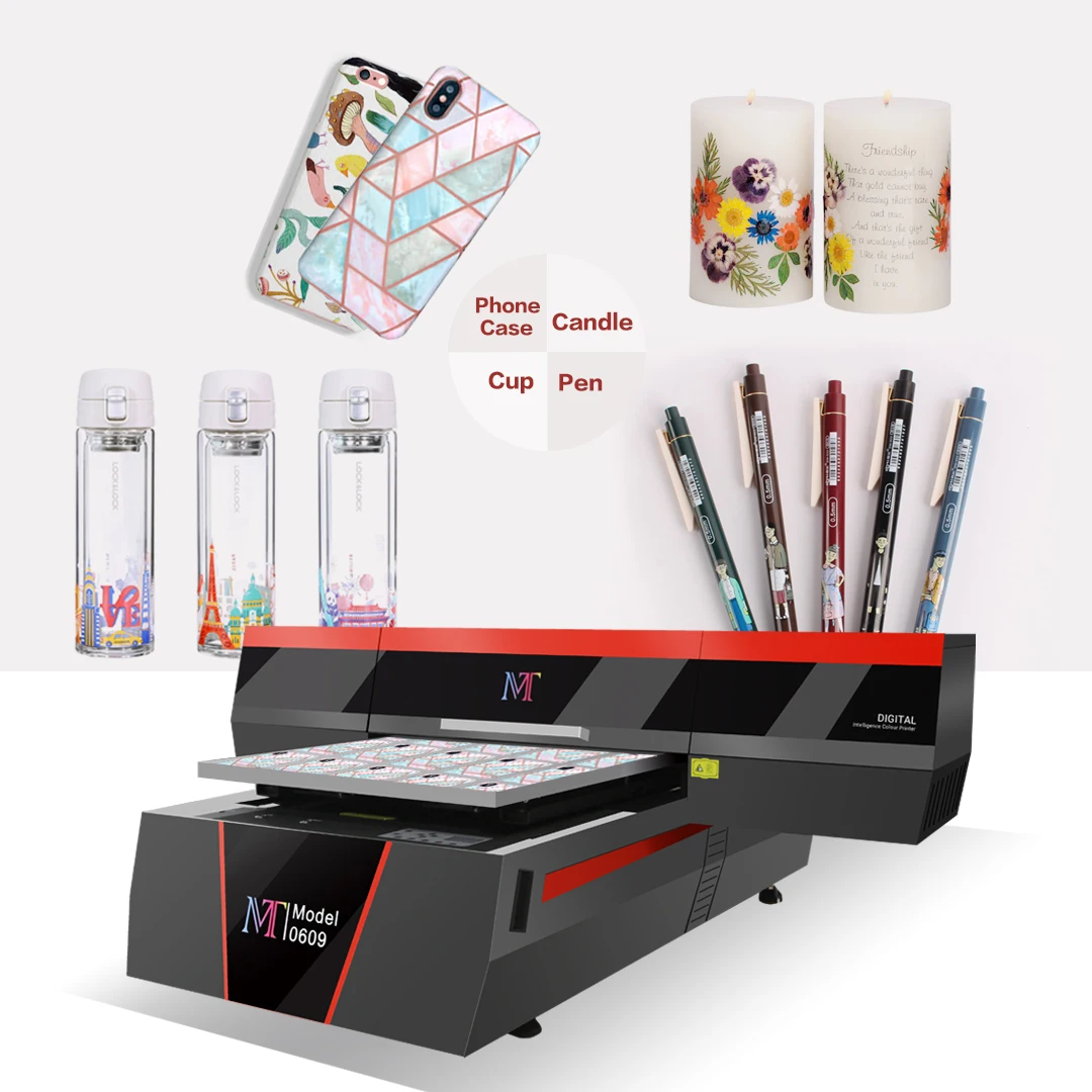 MTuTech Factory Price Small Format UV Flatbed Printer MT-UV 6090 for Promotional Item Printing