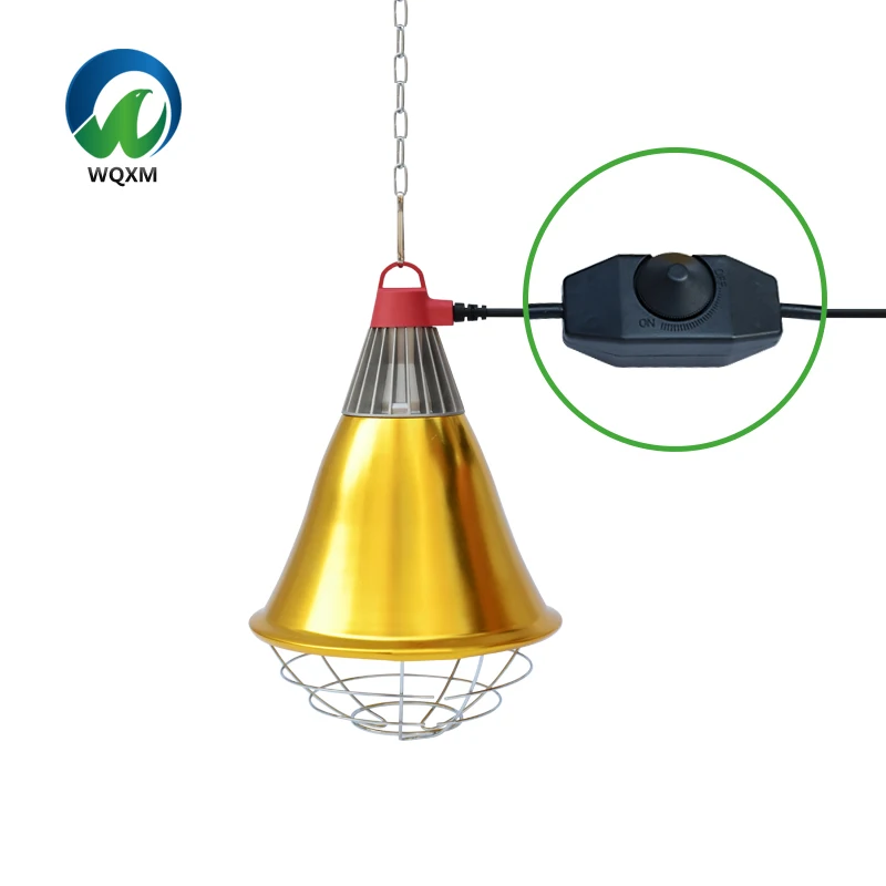 Animal Breeding Farm Equipment Waterproof Pig Metal Lampshade Frame with 220v Heating Lamp for Piglet for Home Use