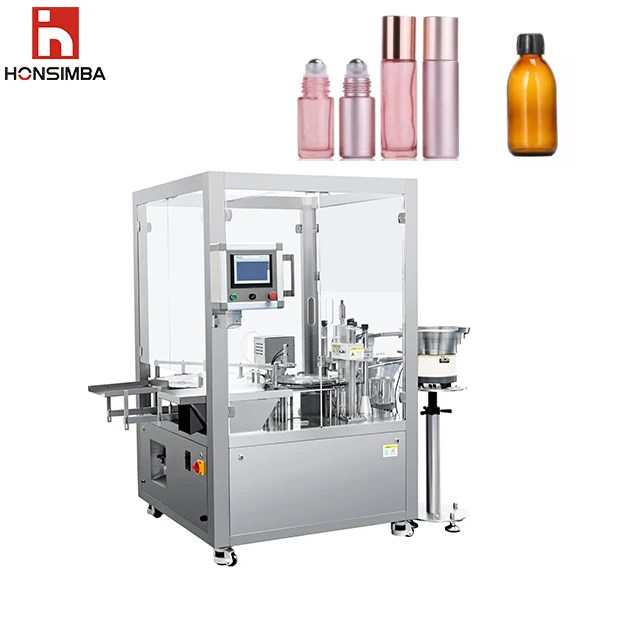 Hot Sale Automatic Aerosol Can Filling Machine small bottle gallon label machine filling capping and labeling machine