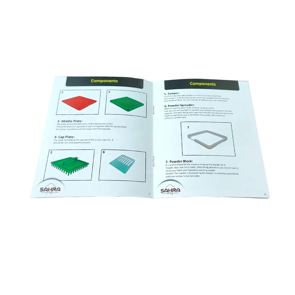 Custom Book Digital Printing A6 A5 Paper Booklet Maker Paper Manual Printing