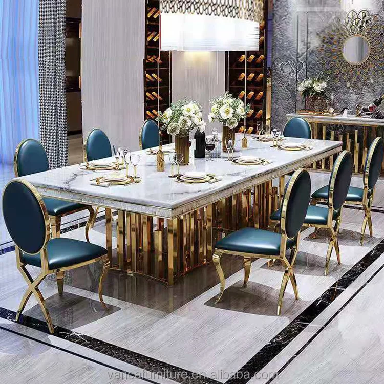 royal furniture guangzhou affordable dining set table boat shape 1.7 marble dining table 6 seater