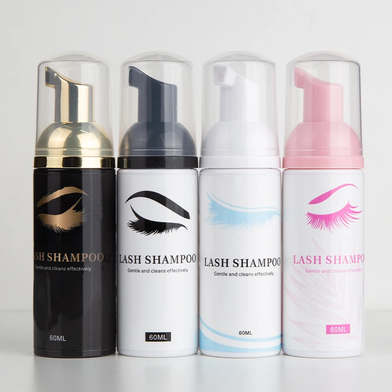 Daily Use Gentle Oil Free Eyelash Extension Cleaner Lash Foam Cleanser Eyelash Shampoo