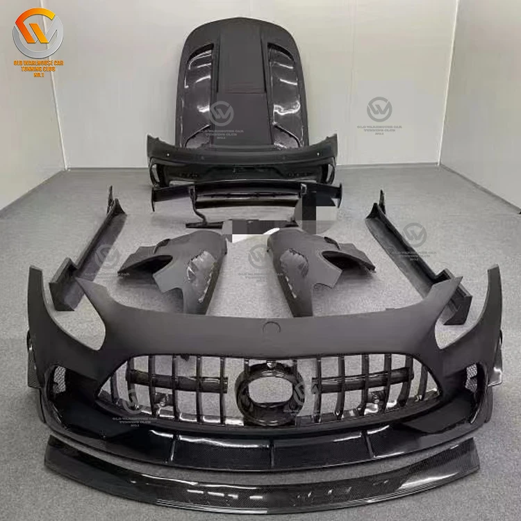 Высококачественный черный корпус из углеродного волокна для AMG GT GTS GTR Coupe