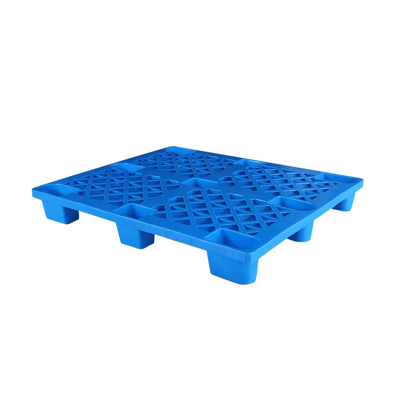 Hot sell low price 9feet Eco- friendly Euro pallet 4 way single side recycle plastic pallet for logistic and warehouse