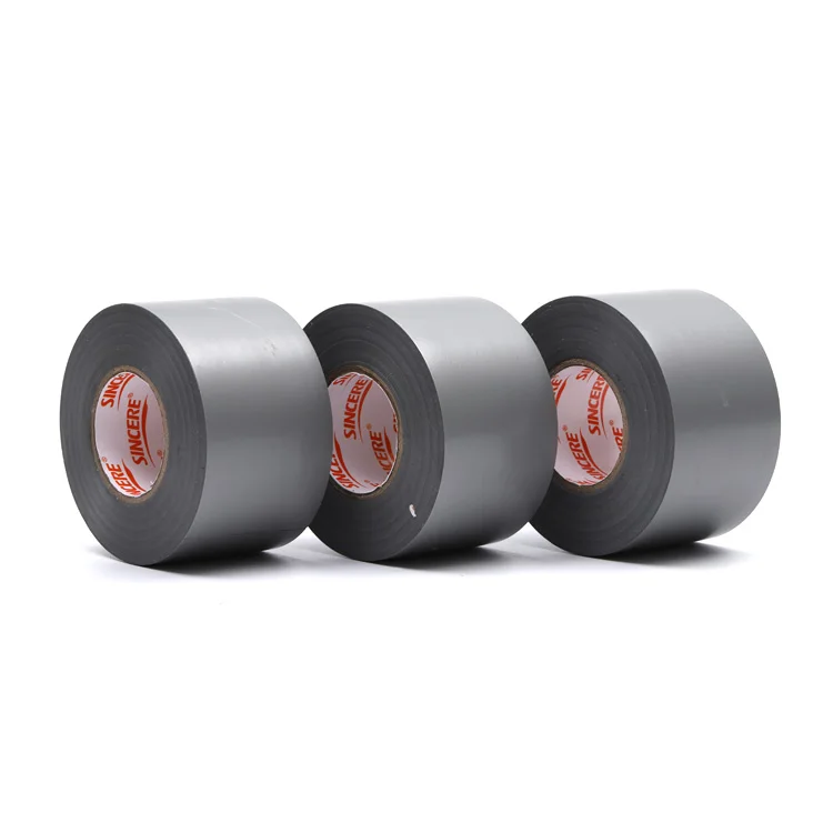 Resistant to UV oils acids alkalis corrosive chemicals water Self Adhesive protection PVC Duct Tape for outdoor
